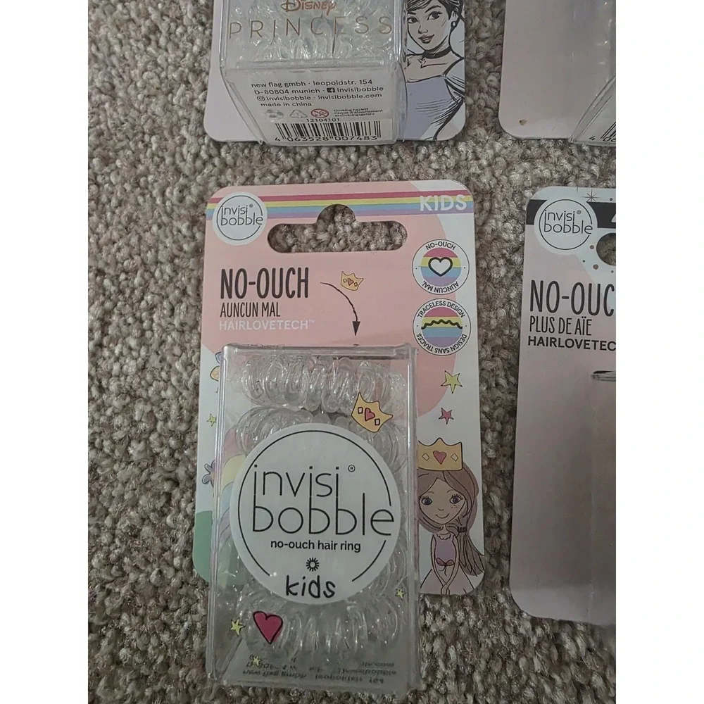 NEW Lot of 4 Packs Invisibobble Disney and Sparkle Princess 20PCS-Free Shipping